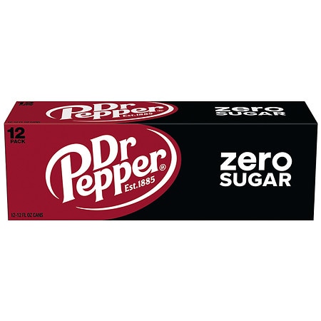 Dr Pepper Zero Sugar Original 12pk 12oz Cans