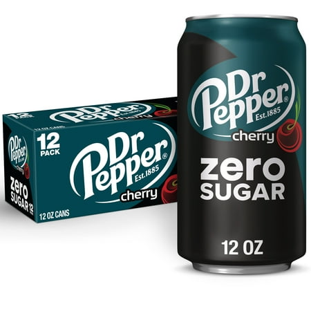 Dr Pepper Cherry Zero Sugar 12pk 12oz Cans