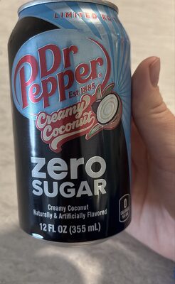 Dr Pepper Creamy Coconut Zero 12oz Can