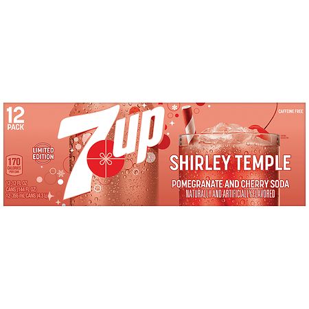 7Up Shirley Temple 12pk 12oz Cans
