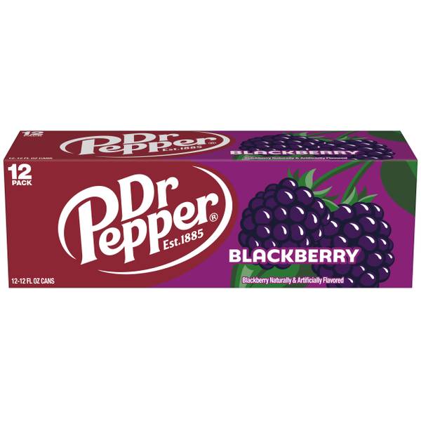 Dr Pepper Blackberry 12pk 12oz Cans