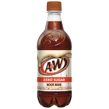 A&W Zero Sugar Root Beer 20oz