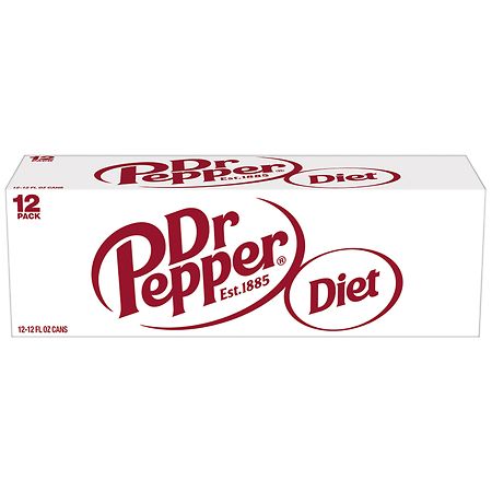 Dr Pepper Diet Soda 12pk 12oz Cans