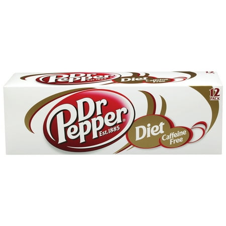 Dr Pepper Diet Caffeine Free 12pk 12oz Cans