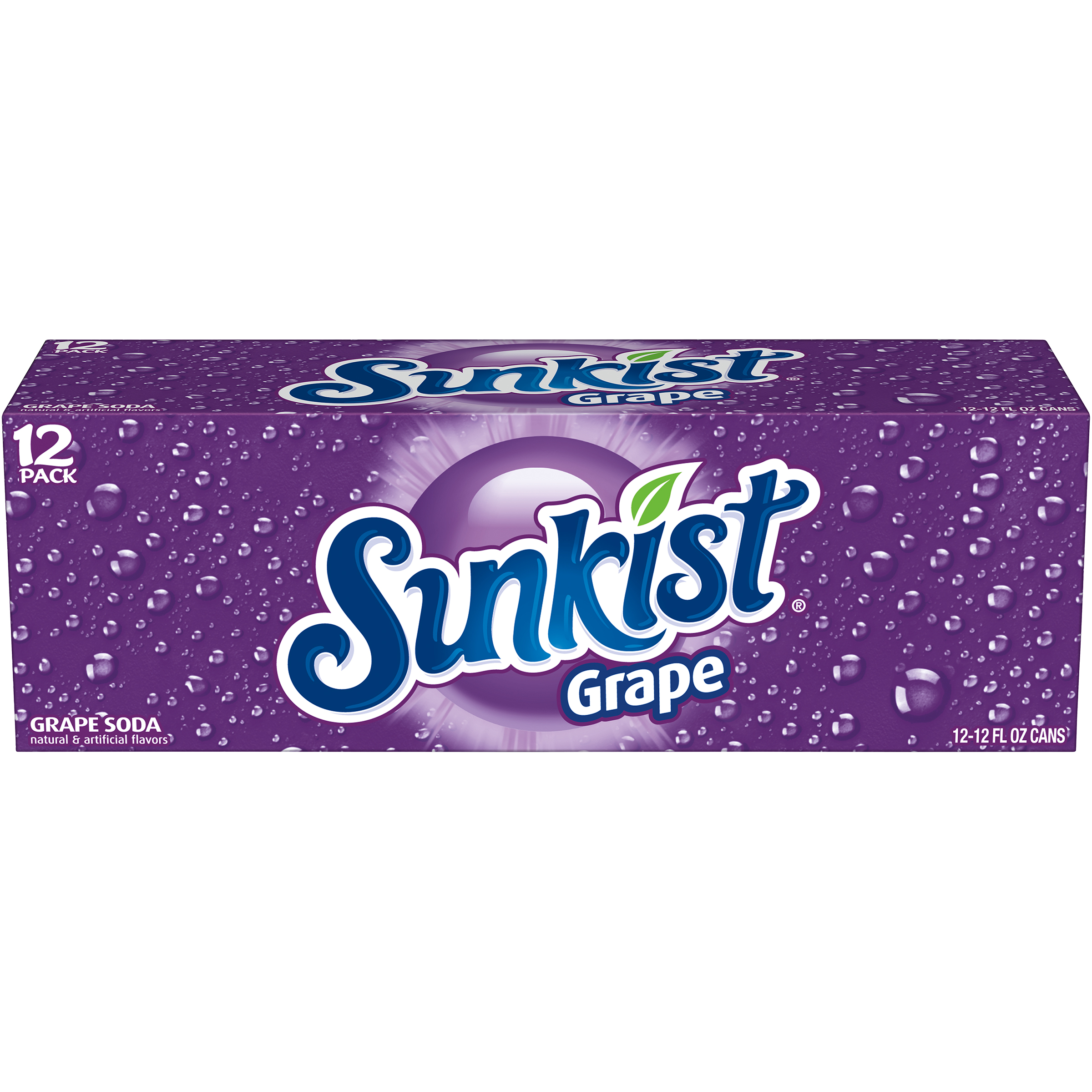 Sunkist Grape Soda 12pk 12oz Can
