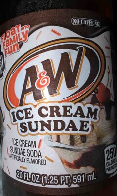 A&W Ice Cream Sundae 20oz