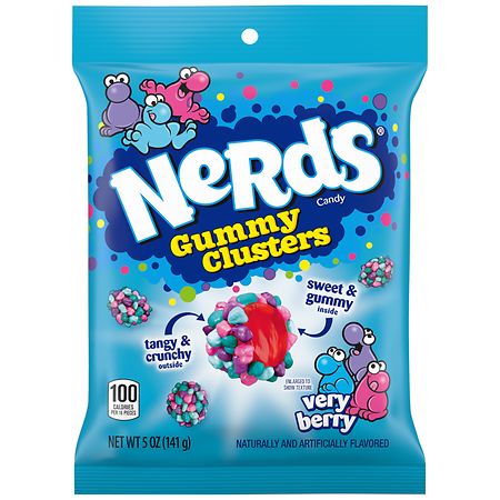 Nerds Candy Gummy Clusters Very Berry - 5oz