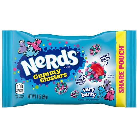 Nerds Gummy Clusters Very Berry Candy - 3oz
