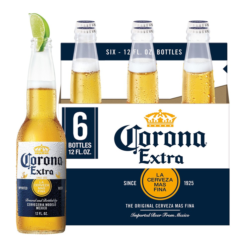Corona Extra Lager Beer - 6pk/12 fl oz Bottles