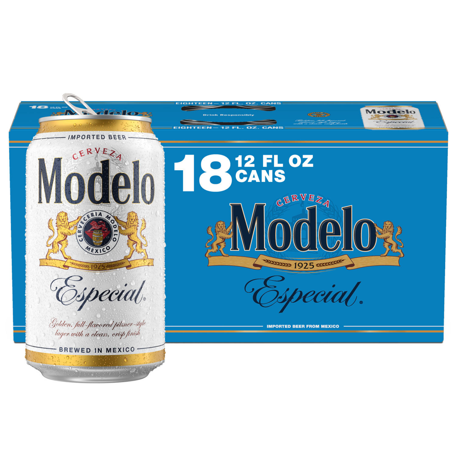 Modelo Especial Lager Beer - 18pk/12 fl oz Cans