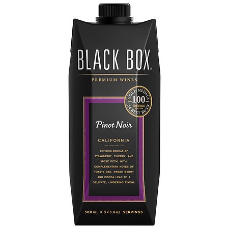 Black Box Pinot Noir, Red Wine, 500 mL Go Pack