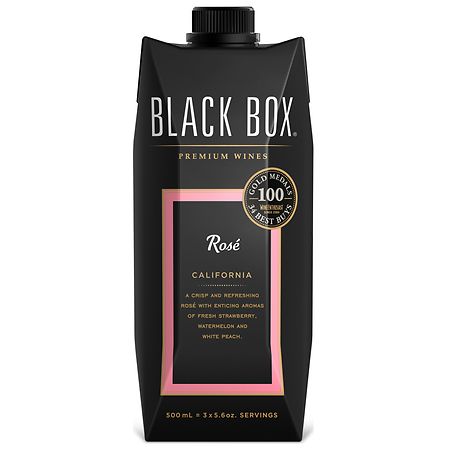 Black Box Rose, Blush Wine, 500 mL Go Pack