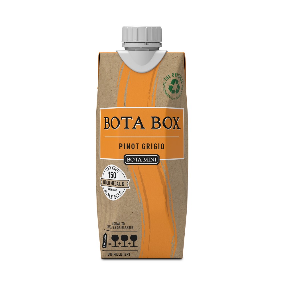 Bota Mini Pinot Grigio White Wine - 500ml Box
