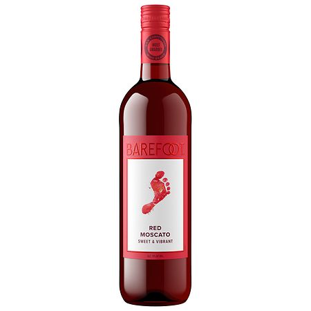 Barefoot Red Moscato Wine, 750 mL