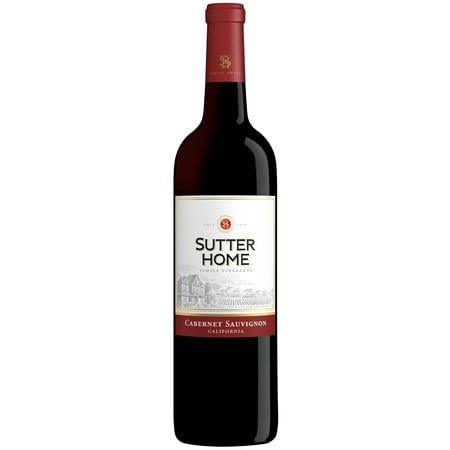 Sutter Home Cabernet Sauvignon, Red Wine, 750 ML