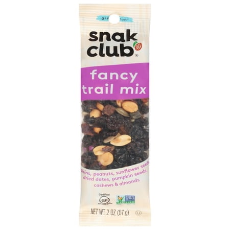 Snak Club Tube Fancy Trail Mix 2 Oz Each ( 12 In A Pack )