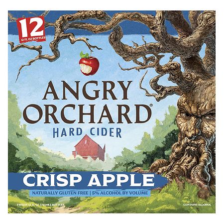 Angry Orchard Crisp Apple Hard Cider - 12pk / 12oz Bottles