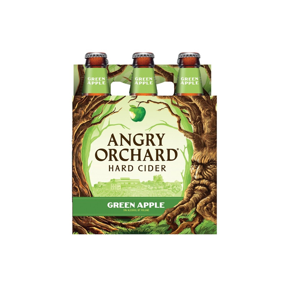 Angry Orchard Green Apple Hard Cider - 6pk/12 fl oz Bottles
