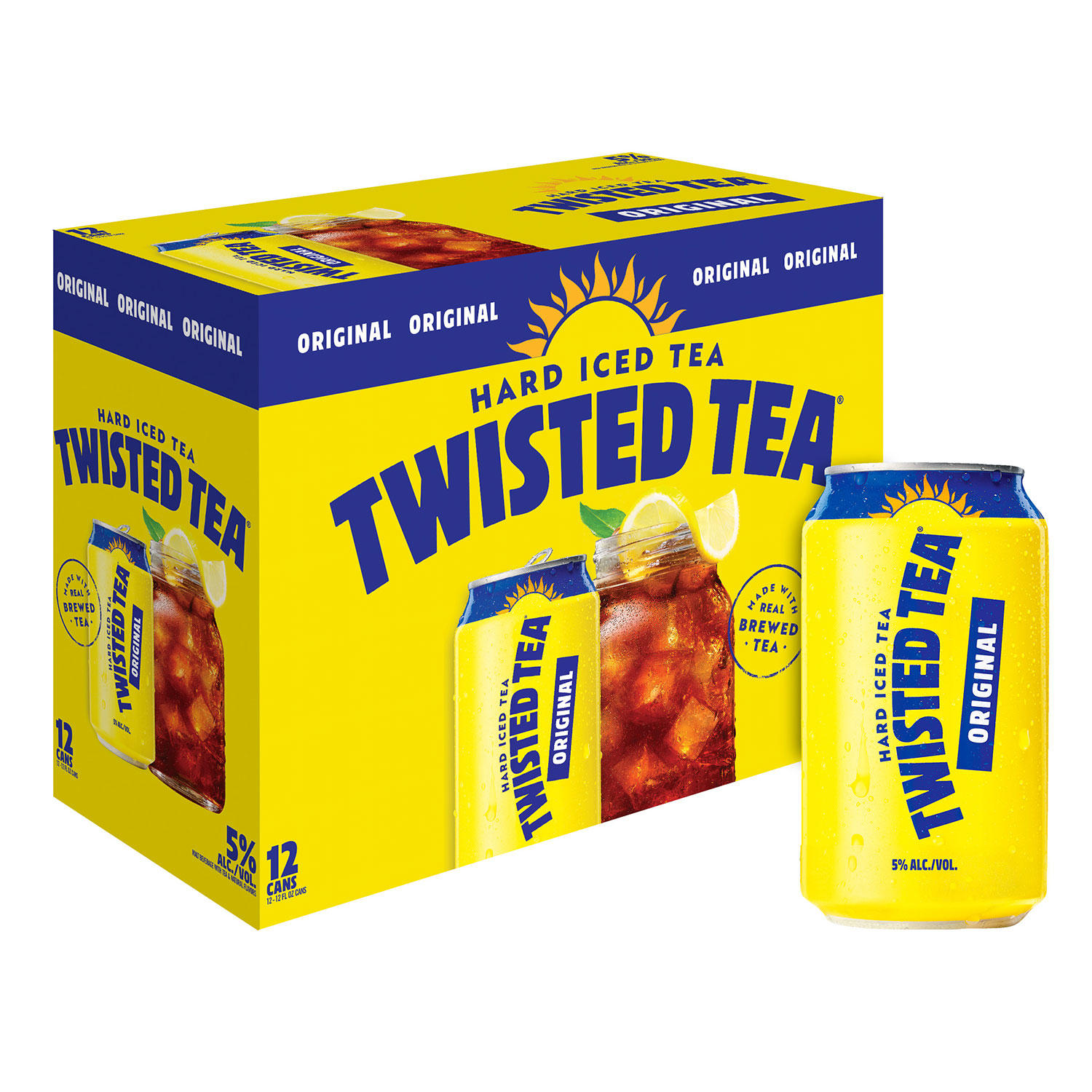 Twisted Tea Original Hard Iced Tea - 12pk/12 fl oz Cans