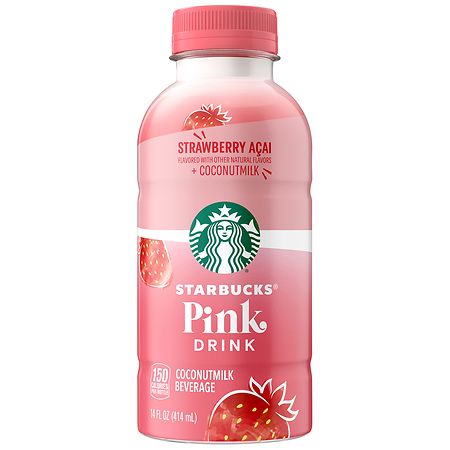 Starbucks Pink Drink Strawberry Acai 14oz
