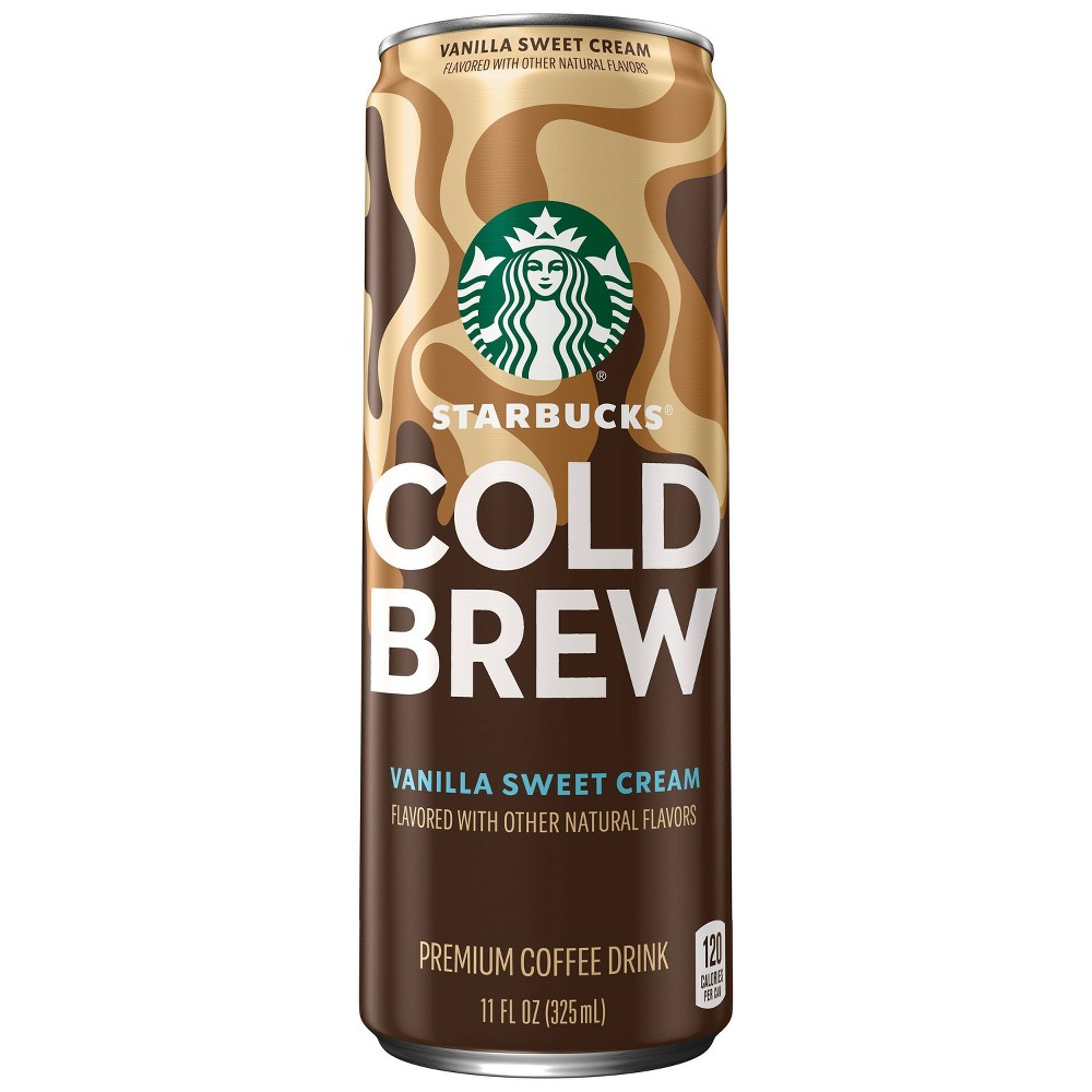 Starbucks Cold Brew Vanilla Sweet Cream Coffee 11oz Can