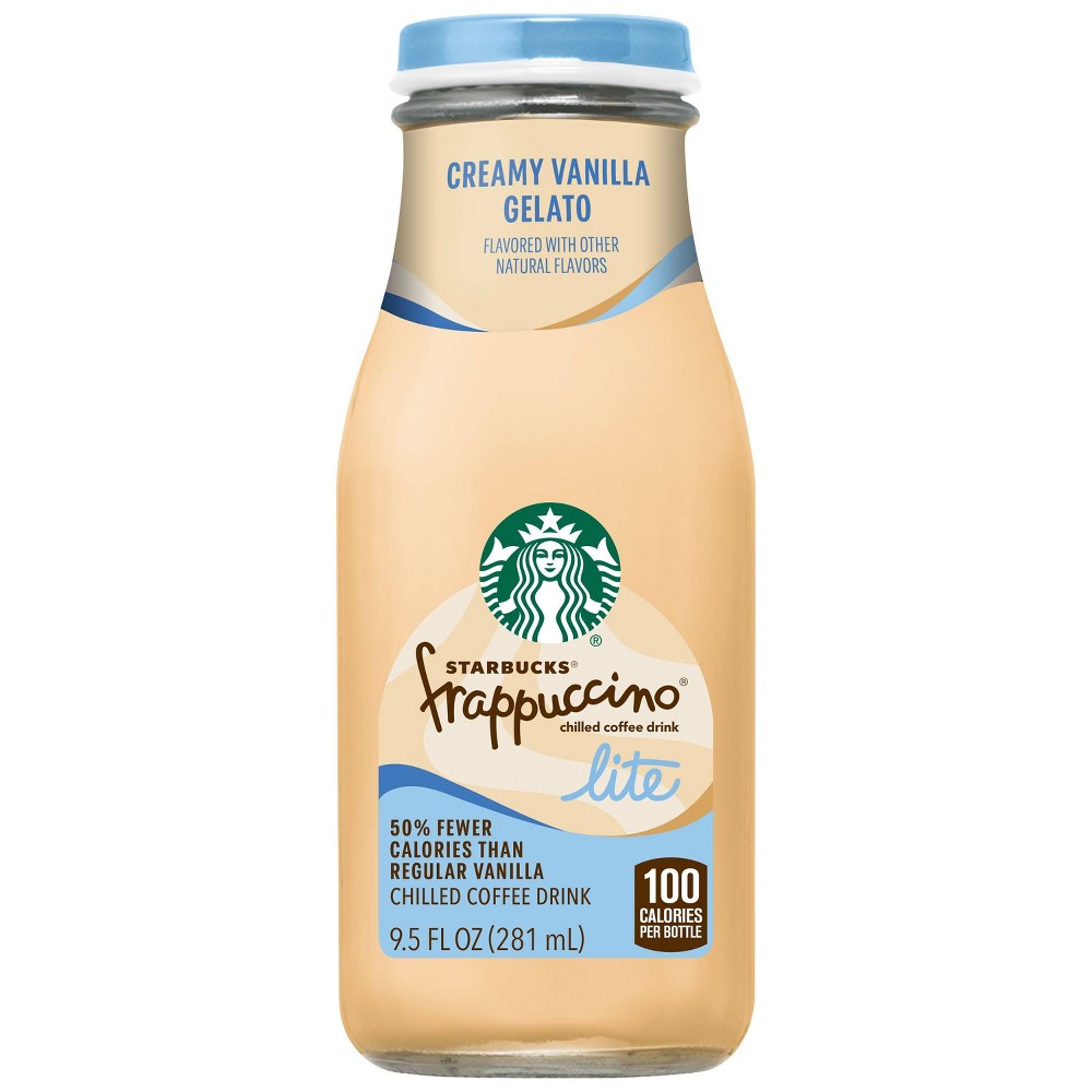 Starbucks Frappuccino Creamy Vanilla Gelato 9.5oz Btl