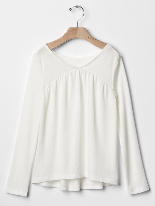 Gap Solid Curve Yoke Tee - New off white