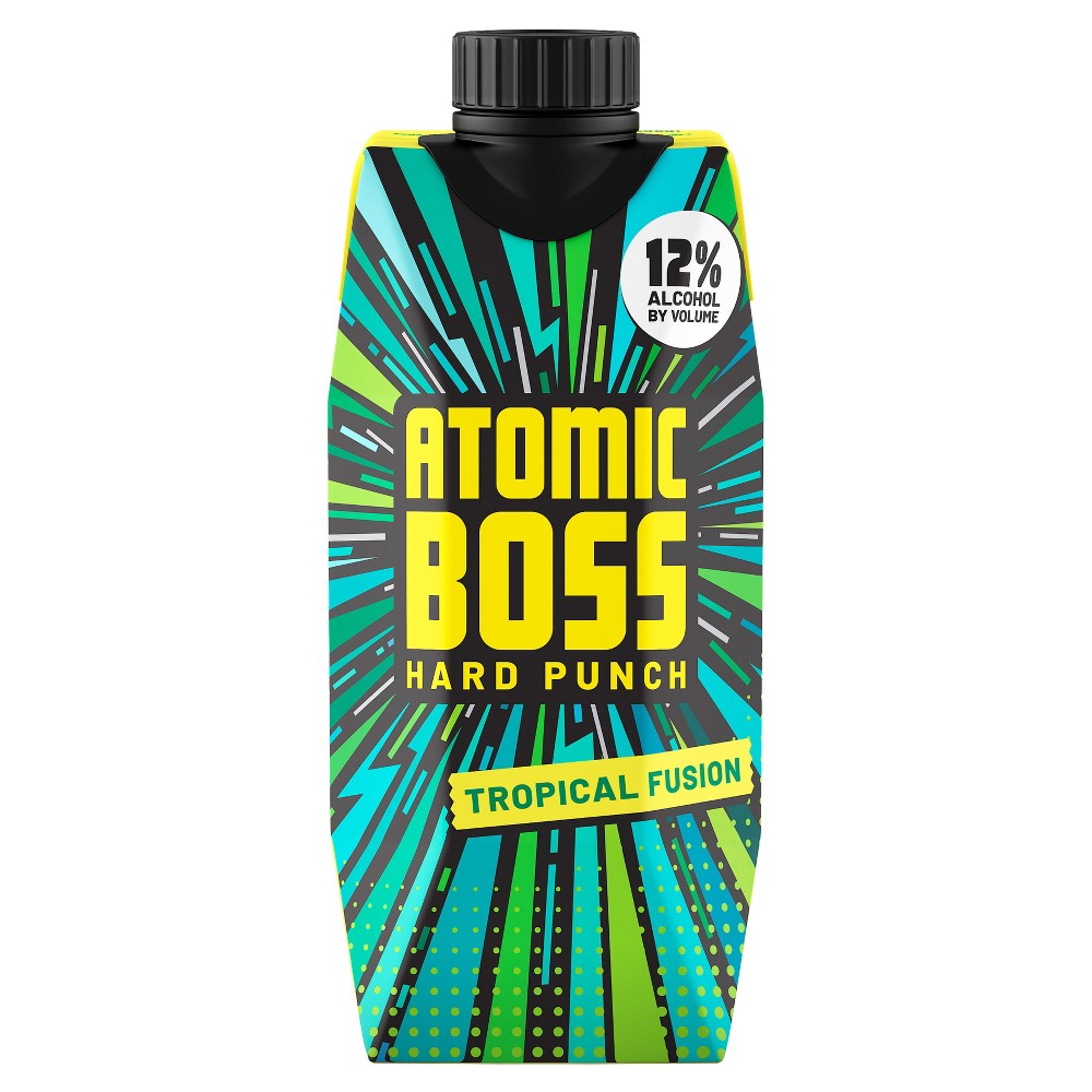 ATOMIC BOSS Tropical Fusion Hard Punch Wine - 500ml Bottle