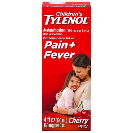 Children's Tylenol Pain + Fever Relief Liquid - Acetaminophen - Cherry - 4 fl oz