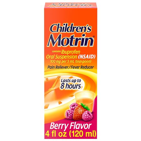 Children's Motrin Pain Reliever/Fever Reducer Liquid - Ibuprofen (NSAID) - Berry - 4 fl oz