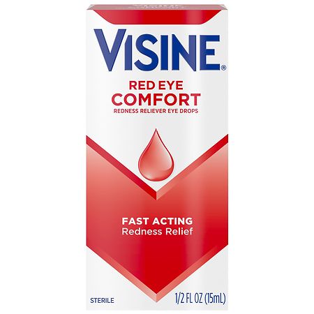 Visine Redness Relief Original Sterile Tetrahydrozoline HCl Eye Drops - 0.65 fl oz