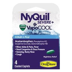 6066107 Vicks Vapo Cool Cold & Flu Relief, Green - Pack of 6