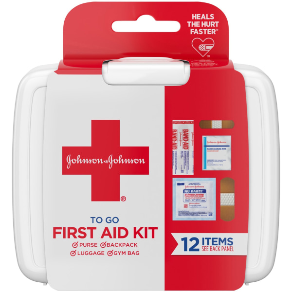 JOHNSON & JOHNSON RED CROSS MINI-TO-GO FAK