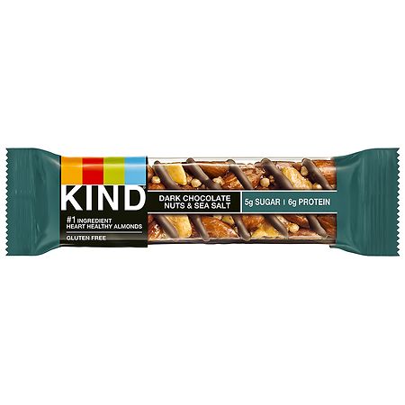KIND, NUTS & SPICES BAR, DARK CHOCOLATE NUTS & SEA SALT