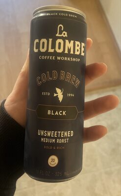 La Colombe Cold Brew Black Unsweetrned 11oz Can