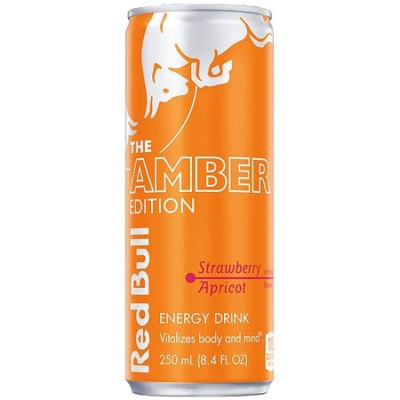 Red Bull 8.4oz The Amber Edition - Strawberry Apricot