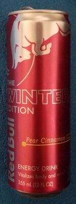 Red Bull 12oz Winter Edition - Pear Cinnamon