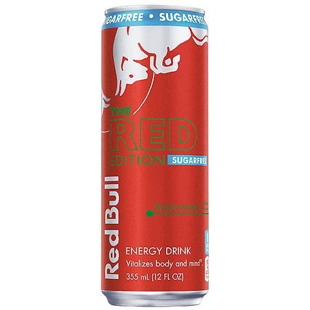 Red Bull 12oz The Red Edition- Watermelon Sugarfree