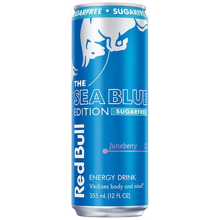 Red Bull 12oz The Seablue Edition - Juneberry Sugarfree