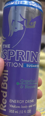 Red Bull 12oz The Spring Edition - Graprefruit & Blossom Sugar Free