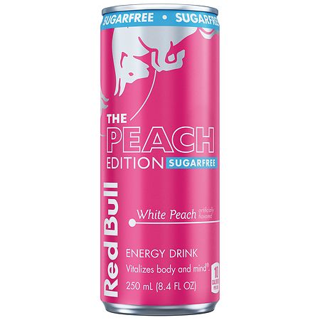 Red Bull 8.4oz The Summer Edition - White Peach Sugar Free
