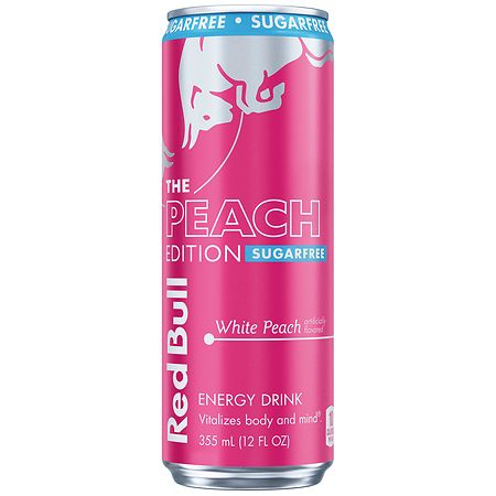 Red Bull 12oz The Summer Edition - White Peach Sugar Free