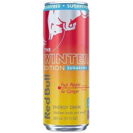 Red Bull 12oz The Winter Edition - Fuji Apple & Ginger Sugar Free