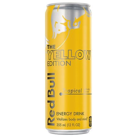 Red Bull 12oz The Yellow Edition - Tropical