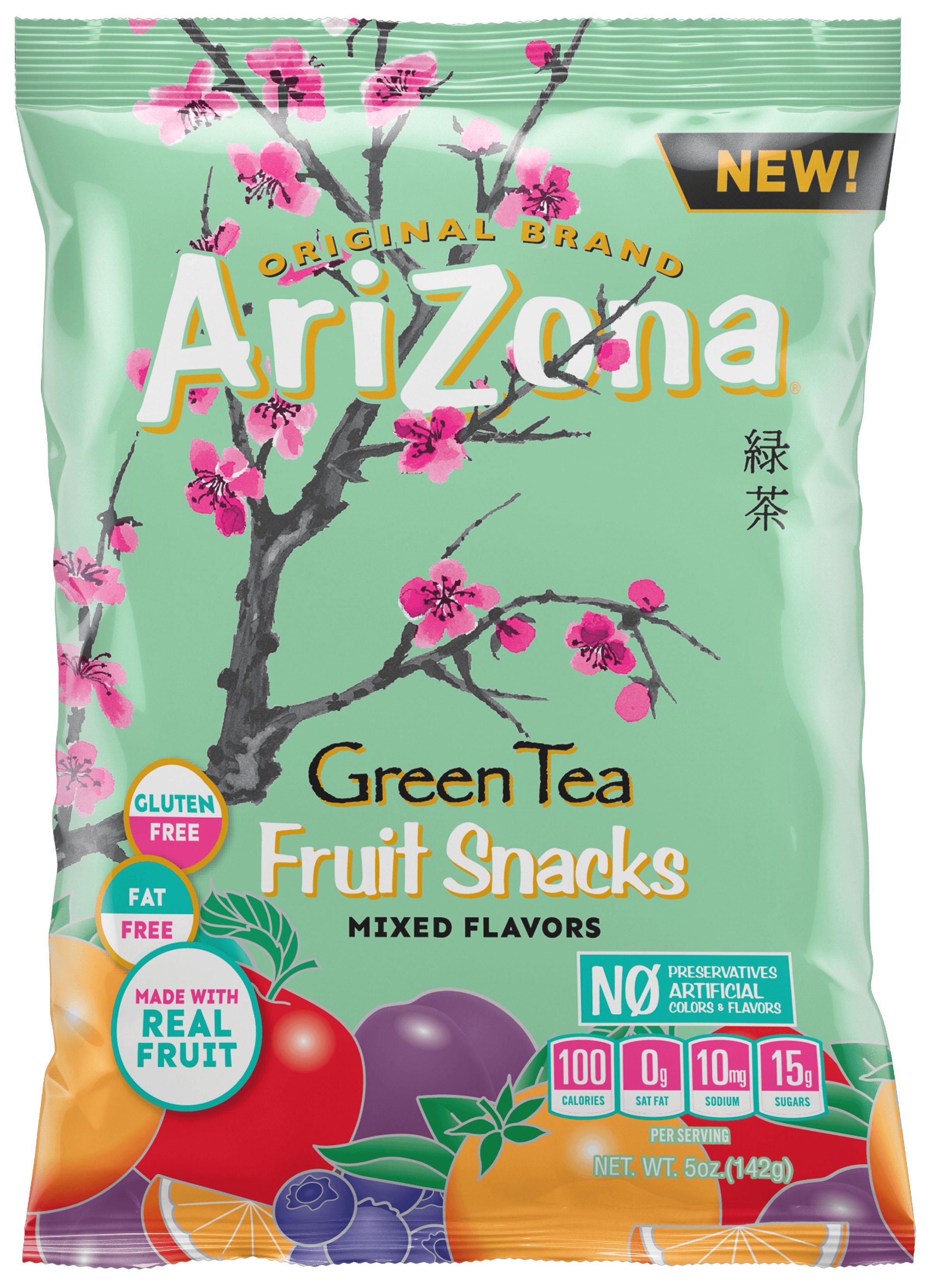 Arizona Green Tea Fruit Snacks, Mixed Flavors, 5 oz | CVS