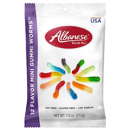 ALBANESE, MINI GUMMI WORMS