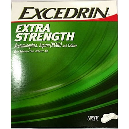 Excedrin Extra Strength Pain Reliever 25 Packets of 2 Caplets