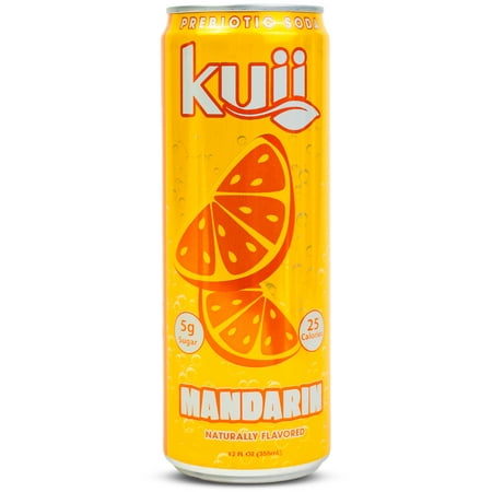 Kuii Mandarin Prebiotic Soda 12oz Can