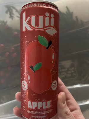 Kuii Apple Prebiotic Soda 12oz Can
