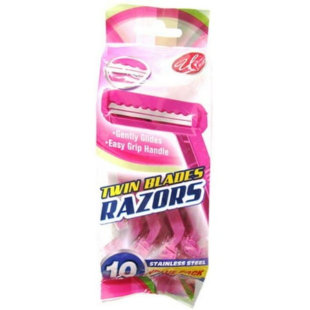 DDI 2290794 Twin Blade Razors, Pink - Case of 72 - 72 Per Pack